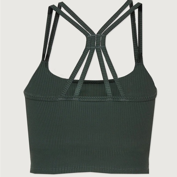 Carbon 38 Matching Set Ribbed 7/8 Leggings + Bra Top - Picture 7 of 13